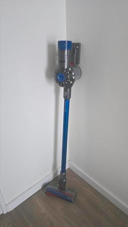 Dyson V6 Fluffy steelstofzuiger blauw, Witgoed en Apparatuur, Stofzuigers, Gebruikt, Ophalen of Verzenden