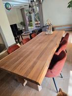 Prachtige boomstamtafel van Cachet 260x110 cm, Huis en Inrichting, Tafels | Eettafels, Ophalen, 200 cm of meer, Zo goed als nieuw