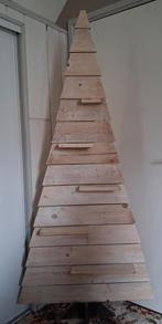 Houten kerstboom voor tegen muur. Kerst Decoratie, Diversen, Kerst, Ophalen, Gebruikt