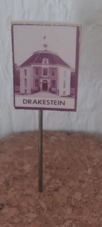 Vintage pin met foto Drakestein Holland pinnetje / speld beschikbaar voor biedingen