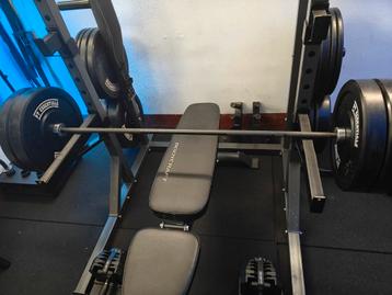 PT Essentials Halterstang set 85kg met Bumperplates beschikbaar voor biedingen