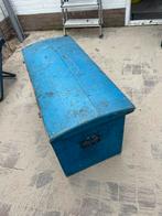 Vintage Houten Opbergkist, Ophalen, Gebruikt, 50 tot 100 cm, 50 tot 75 cm