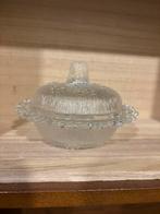 Glazen Bonbonschaal met Bolletjes - Nieuwstaat, Antiek en Kunst, Antiek | Glas en Kristal, Ophalen of Verzenden
