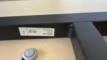 Zwart Bureau 160x80 - Bekant IKEA + bureaustoel - afbeelding 5