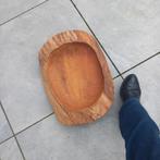 Houten schaal Fruitschaal  gratis, Ophalen, Schaal, Zo goed als nieuw, Ovaal