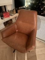 Leren fauteuil, Ophalen, Gebruikt, Minder dan 75 cm, Leer
