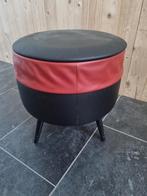 vintage poef naaidoos retro, Minder dan 50 cm, Gebruikt, Rond, Minder dan 50 cm