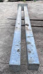 gegalvaniseerde palen 535cm lang met voet, Tuin en Terras, Palen, Balken en Planken, Ophalen, Zo goed als nieuw, 250 cm of meer