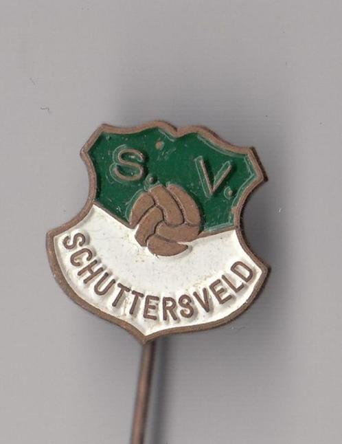 Voetbal SV Schuttersveld Brunssum speldje, Verzamelen, Speldjes, Pins en Buttons, Gebruikt, Speldje of Pin, Overige onderwerpen