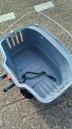 Honden fietsmand, Ophalen