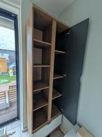 Houten kast met deur en lades, Ophalen, Gebruikt, Met deur(en), 50 tot 100 cm