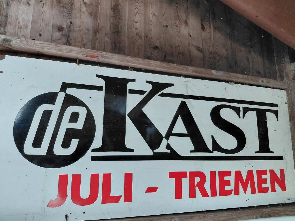 de Kast, Ophalen, Gebruikt, Reclamebord