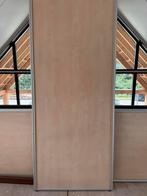 2 houten schuifwanden met railing, Ophalen, Zo goed als nieuw