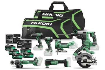 Hikoki KC18H7A-506 Combiset 7 x 18V machine met beschikbaar voor biedingen