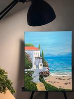 Handgeschilderd kusthuis met zeezicht, Computers en Software, Monitoren, Ophalen of Verzenden, Zo goed als nieuw, Overige typen