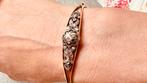 14k gouden armband met gefoliede diamanten, Gebruikt, Goud, Goud, Ophalen