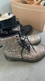 Dr Martens glitter boots maat 38,5, Ophalen of Verzenden, Zo goed als nieuw, Zwart