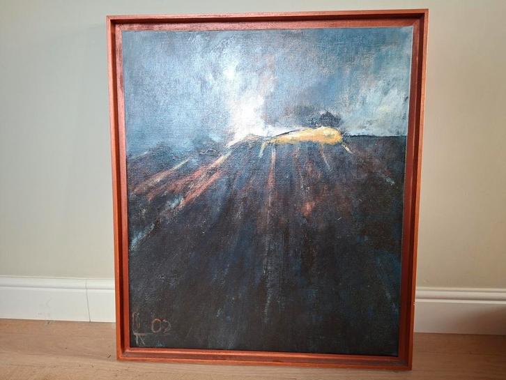 Schilderij Louise Kleinherenbrink, Antiek en Kunst, Kunst | Schilderijen | Abstract, Ophalen of Verzenden