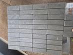Tegeltjes grijs 72x23mm, Ophalen, Zo goed als nieuw, Hout