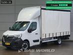 Renault Master 165PK 1000KG Laadklep Schuifzeilen Dubbelluch, Stof, Gebruikt, Euro 6, 4 cilinders