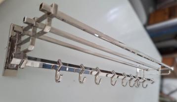 art deco kapstok verchroomd nikkel bauhaus retro design beschikbaar voor biedingen