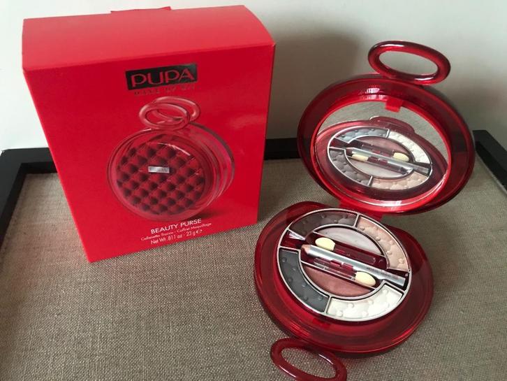 Pupa (95,- = 22,50) Beauty Purse Red Makeup Kit, Sieraden, Tassen en Uiterlijk, Uiterlijk | Cosmetica en Make-up, Nieuw, Make-up