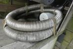 rvs flexibele pijp voor schoorsteen 80mm  en 550 cm lang, Doe-het-zelf en Verbouw, Buizen en Afvoer, Afvoer, Ophalen of Verzenden