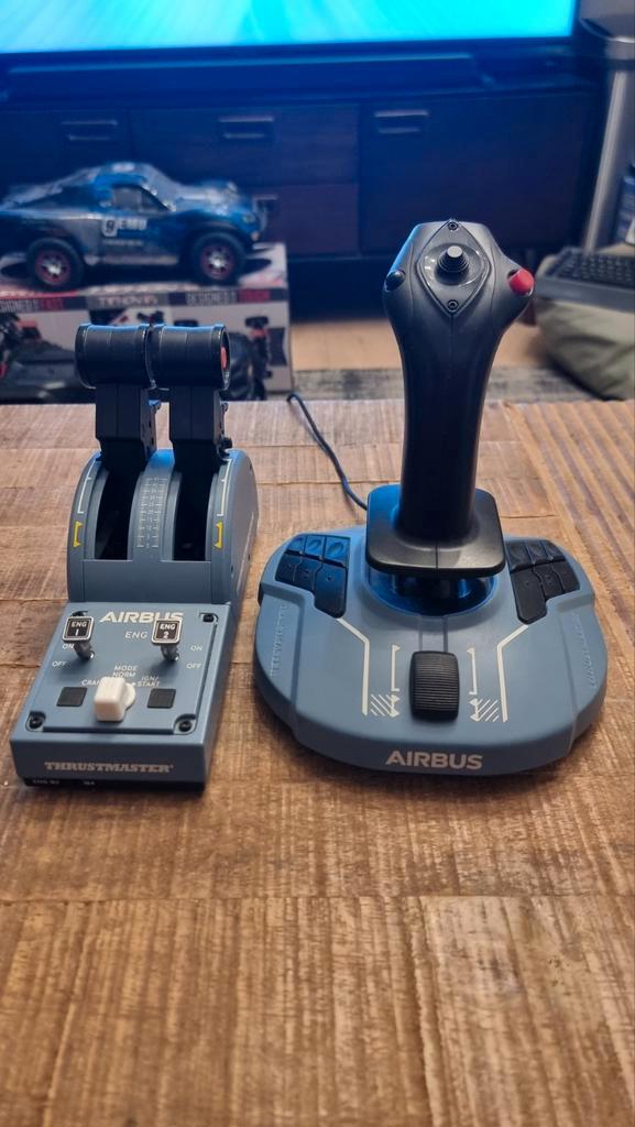 Thrustmaster TCA Officer Pack Airbus Edition, Computers en Software, Joysticks, Zo goed als nieuw, Ophalen of Verzenden