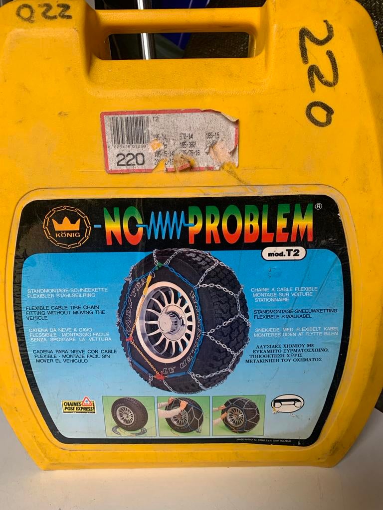 König No Problem T2 Sneeuwkettingen, Auto diversen, Sneeuwkettingen, Ophalen of Verzenden, Gebruikt