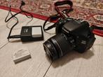Canon 600D + kit lens 18-55mm + oplader en extra batterij, Spiegelreflex, Canon, Ophalen of Verzenden, Zo goed als nieuw