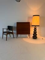 Vintage keramieken bubble vloerlamp, Kaiser Leuchten ‘60, Huis en Inrichting, Lampen | Vloerlampen, Vintage retro buisframe design rotan webbing papercord deens