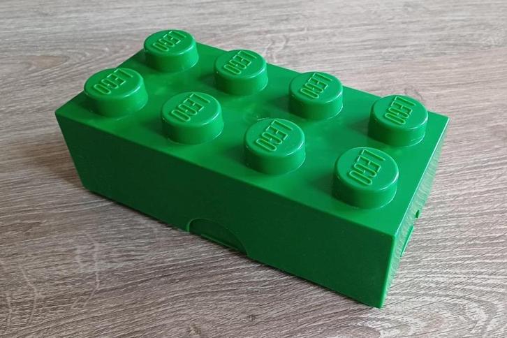 LEGO Lunch Box 8 Broodtrommel groen, Diversen, Schoolbenodigdheden, Gebruikt, Ophalen of Verzenden