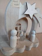 Houten kerststal / kribbe, Ophalen of Verzenden, Nieuw