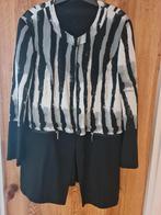 Airfield Jasje - Zwart/Wit - Maat 44, Kleding | Dames, Zwart, Maat 42/44 (L), Ophalen of Verzenden, Jasje