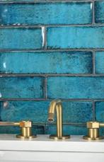 Cifre Alchimia wandtegel 7,5x30cm - Blue, Doe-het-zelf en Verbouw, Tegels, Ophalen, Nieuw, Minder dan 20 cm, 20 tot 40 cm