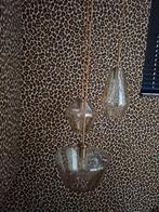 Hanglamp met amberkleurige glazen, Huis en Inrichting, Ophalen of Verzenden