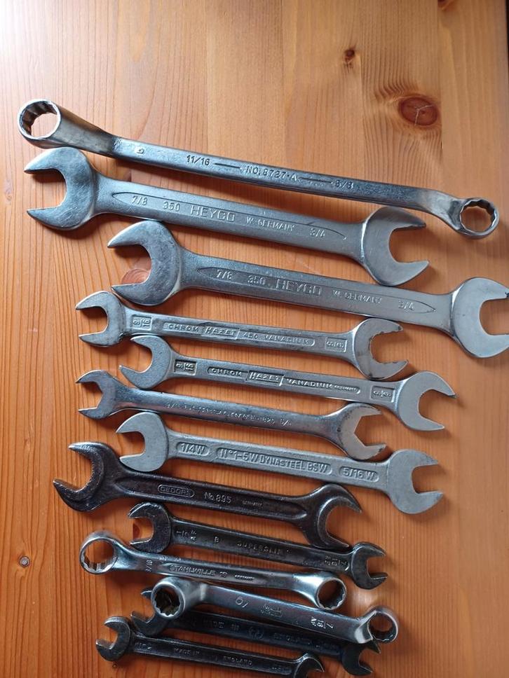 Steeksleutels Inch Maten, Doe-het-zelf en Verbouw, Gereedschap | Handgereedschap, Ophalen of Verzenden