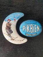 2 oude blauwe blikjes, Ophalen of Verzenden