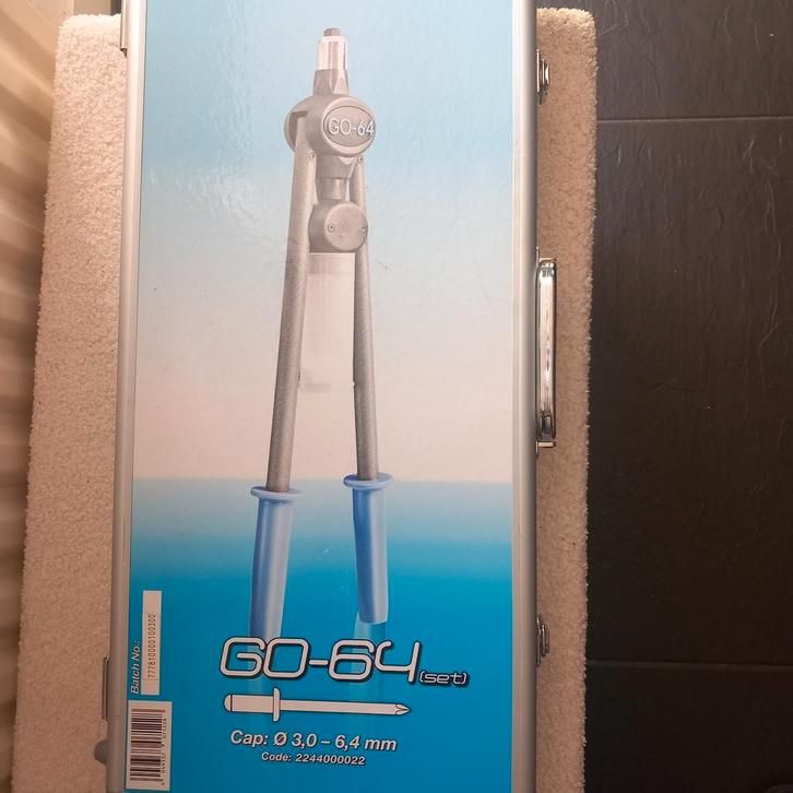 GO-64 Popnageltang Set in Koffer - Nieuw, Doe-het-zelf en Verbouw, Gereedschap | Handgereedschap, Nieuw, Ophalen of Verzenden