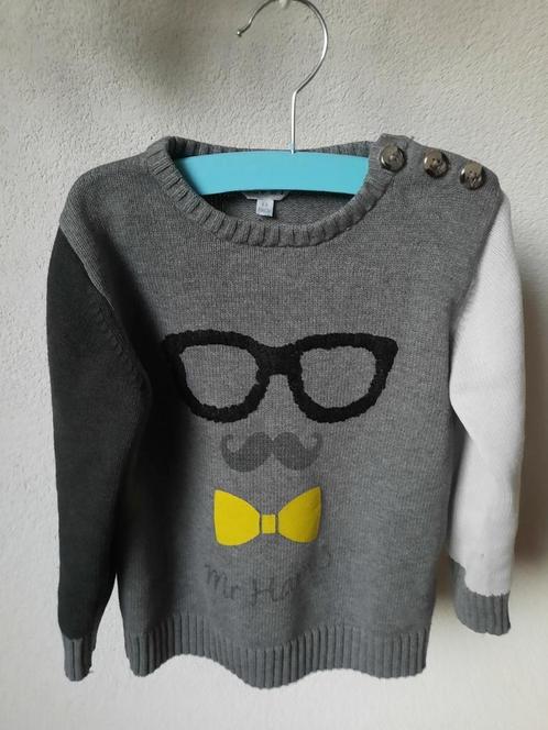 Kidkanaï Mooie Gebreide Warme Grijze Trui Maat 104, Kinderen en Baby's, Kinderkleding | Maat 104, Gebruikt, Jongen, Trui of Vest
