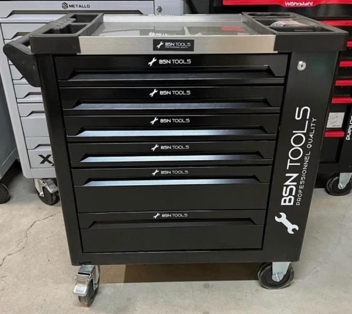 XXL Gereedschapswagen. INCL.Gereedschap !! NIEUW! € 299,-!!, Doe-het-zelf en Verbouw, Gereedschapskisten, Nieuw, Gevuld, Ophalen