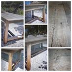 Eikenhouten sobere boeren franse tafel 195x85, Ophalen