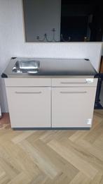 Nieuw keukenblok 120cm met rvs spoelbak/kraangat uit voorraa, Huis en Inrichting, Keuken | Complete keukens, Ophalen, Nieuw, Overige typen
