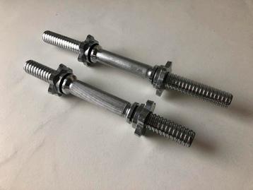 Dumbell stangen 42 en 35 cm beschikbaar voor biedingen