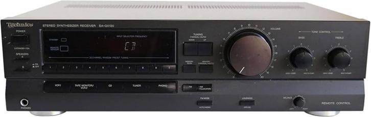 Technics stereo synthesizer receiver SA-GX130, Audio, Tv en Foto, Versterkers en Receivers, Gebruikt, Stereo, Minder dan 60 watt