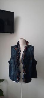Jeans giletje miss etam maat 50 van katoen., Kleding | Dames, Grote Maten, Overige typen, Blauw, Nieuw, Ophalen of Verzenden