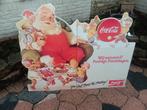 Nostalgische Kerstman met kabouters van Coca-Cola karton, Ophalen of Verzenden, Gebruikt