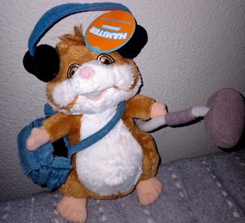 albert heijn hamster, geluidsman, met kaartje. beschikbaar voor biedingen