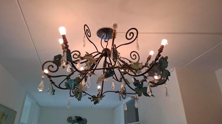 Maroeska Metz Kroonluchter, Huis en Inrichting, Lampen | Kroonluchters, Zo goed als nieuw, Metaal, Ophalen of Verzenden