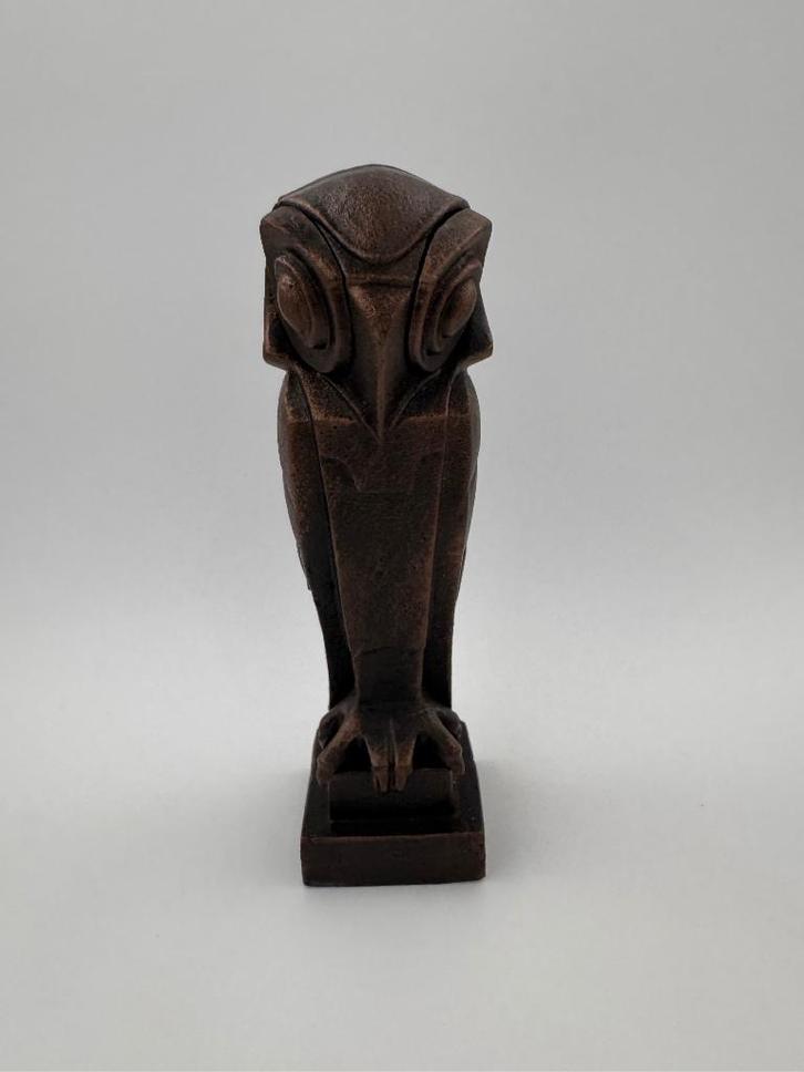 Art deco Uil naar Johan Coenraad Altorf (1876-1955), Antiek en Kunst, Kunst | Beelden en Houtsnijwerken, Ophalen of Verzenden